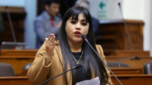 Vivian Olivos, Parlamentaria de Fuerza Popular, se pronuncia sobre el caso de Darwin Espinoza