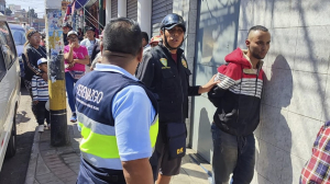 Presunto ladrón detenido por Seguridad Ciudadana en el mercado 2 de Mayo