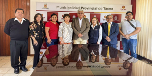 Alcalde de Tacna se reúne con Liga de Lucha Contra la Tuberculosis y se compromete a mejorar su espacio de trabajo