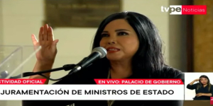 Elizabeth Galdo Marín jura como ministra de Comercio Exterior y Turismo