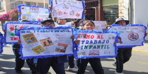 ¡Tacna dice NO al trabajo infantil! Multitudinaria marcha por la concientización