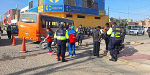 Serenos de Gregorio Albarracín auxilian a menor herido en choque entre ruta 203 y camioneta