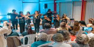 ARTE Y TRADICIÓN: El museo ferroviario se vistió de gala con taller de música