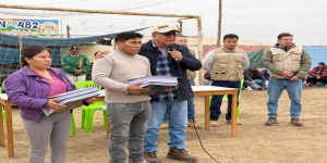 Con inversión de S/ 8 millones: Entregan expediente técnico para la electrificación de la Asociación Jóvenes Unidos